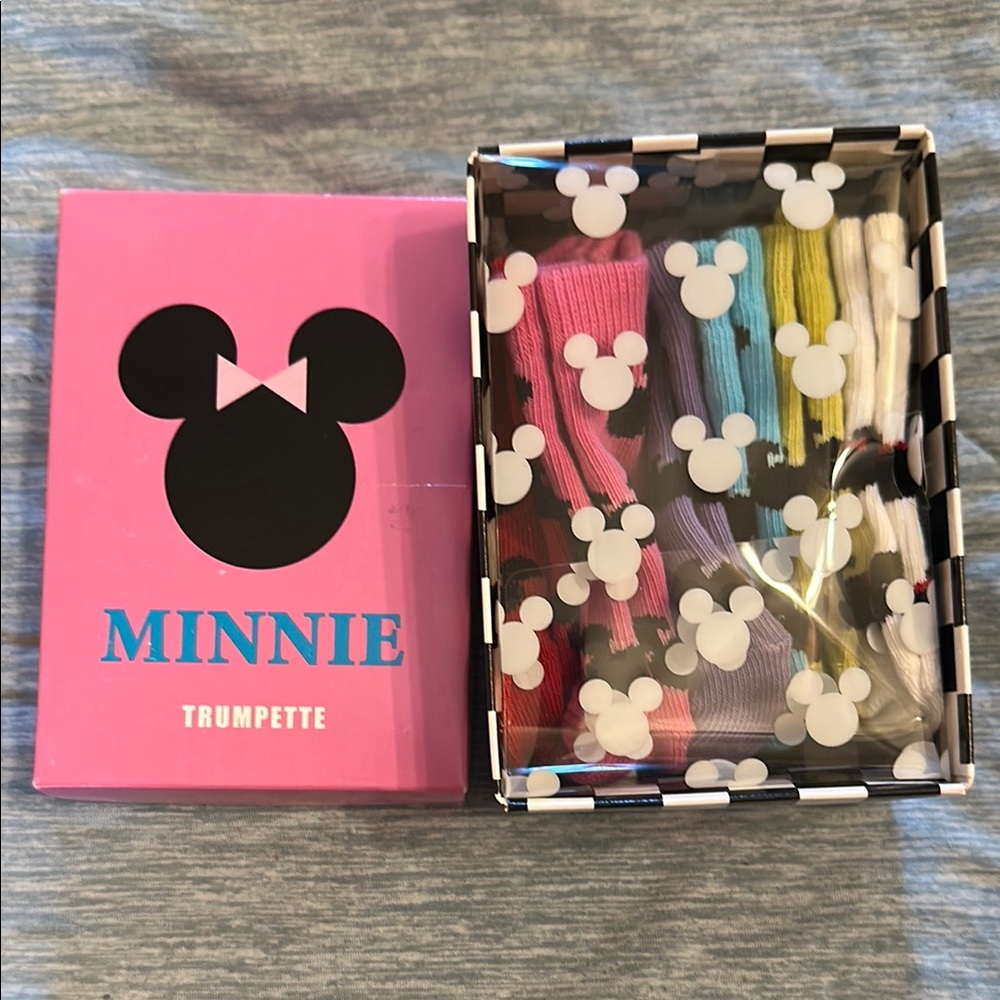 Minnie by Trumpette Pink Bow Socks Set